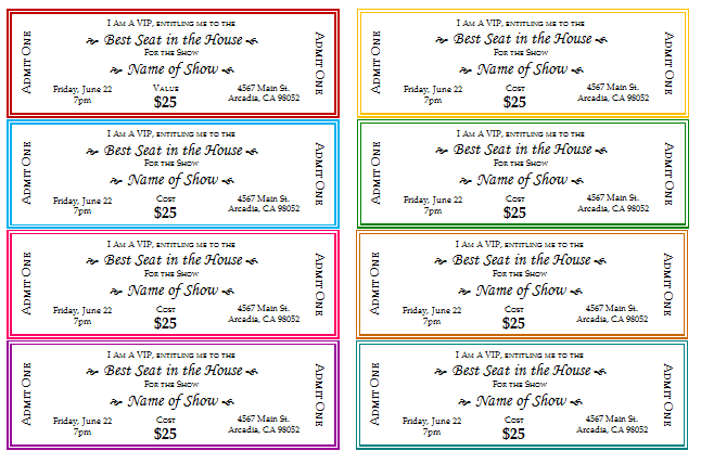 12 free event ticket templates word excel make your own tickets
