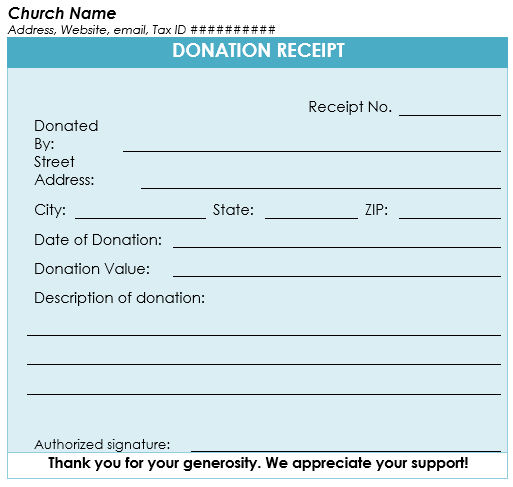 50 free donation receipt templates word pdf