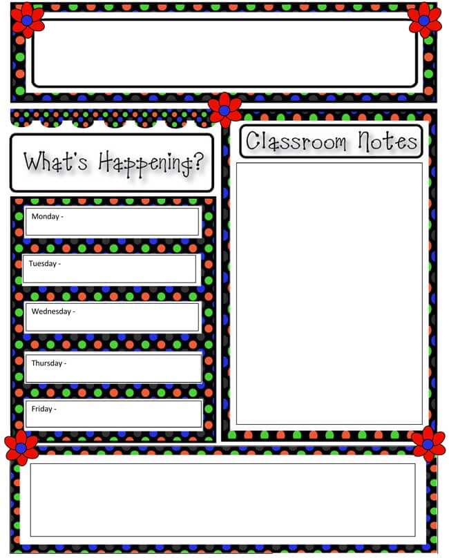 13 Free Classroom Newsletter Templates Edit And Printable