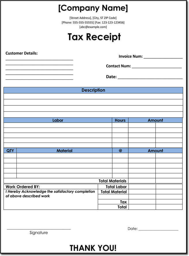 Tax Template SampleTemplatess SampleTemplatess