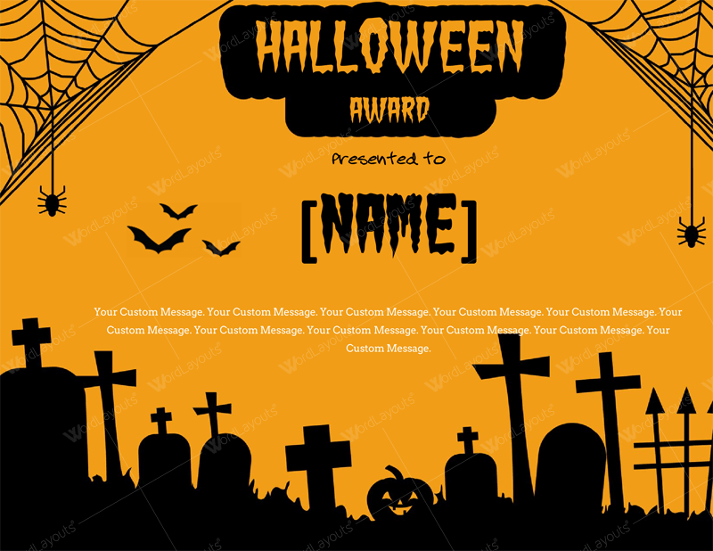 free halloween stationery templates for word 2010