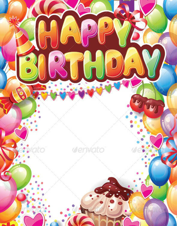 free birthday card template download
