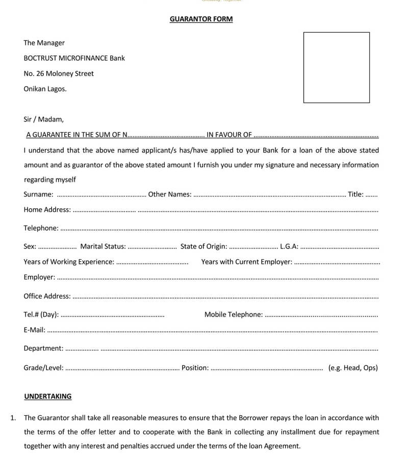 Employee Guarantor's Form Samples / Rental Guarantor Form Australia Vincegray2014 / Employment ...