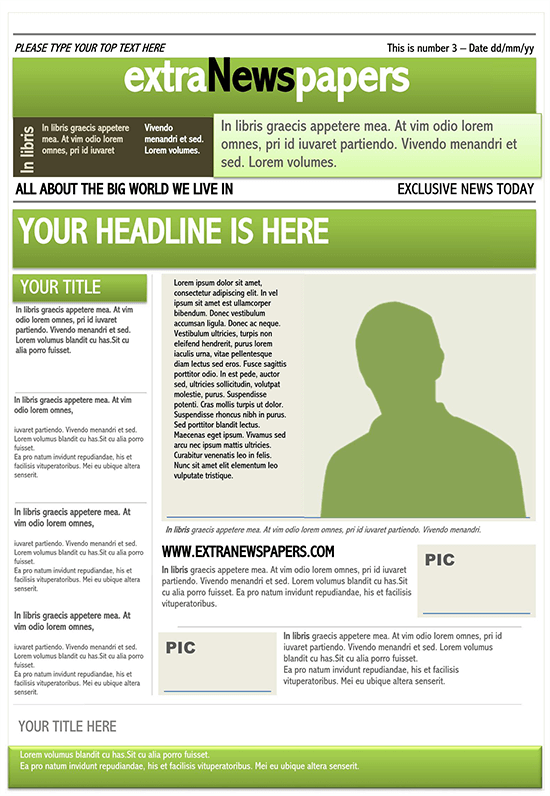 newspaper ad template for word free