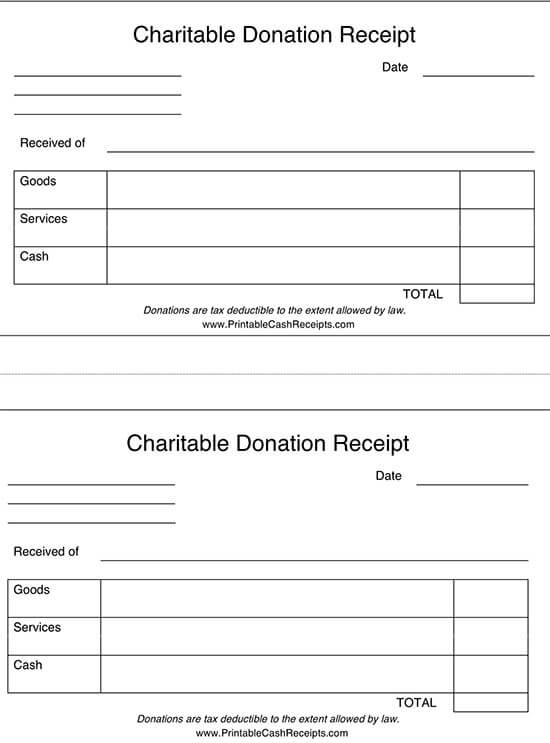 50 FREE Donation Receipt Templates Word PDF 