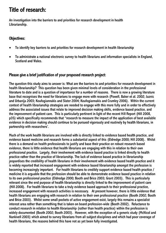 writing of research proposal pdf