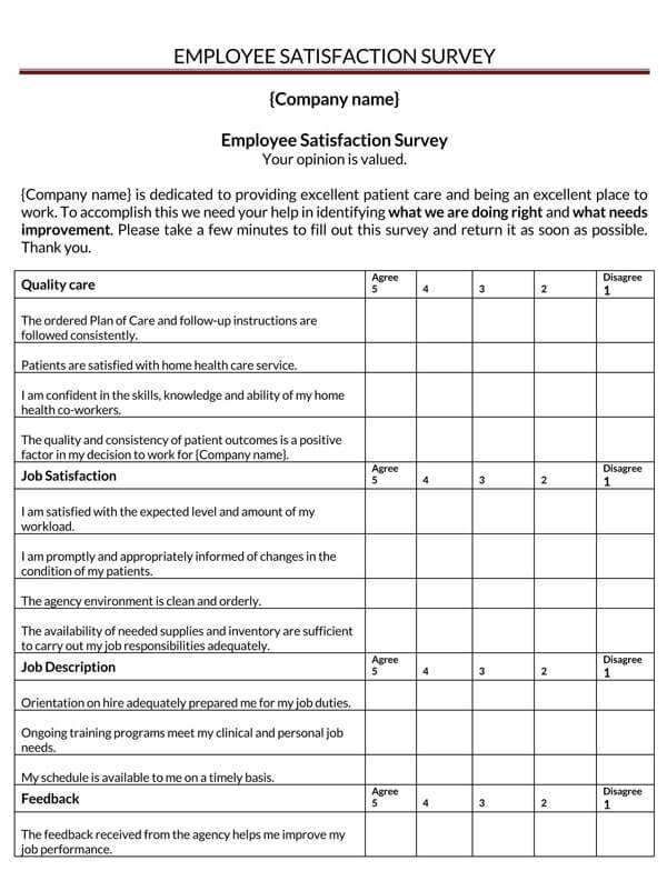 15+ Best Employee Satisfaction Survey Forms | Expert Guide