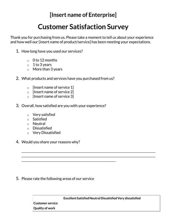 free-customer-satisfaction-survey-templates-word-pdf
