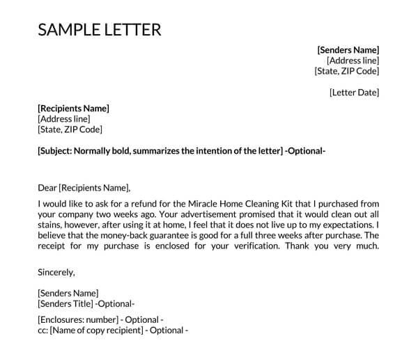 application letter for refund of railway ticket